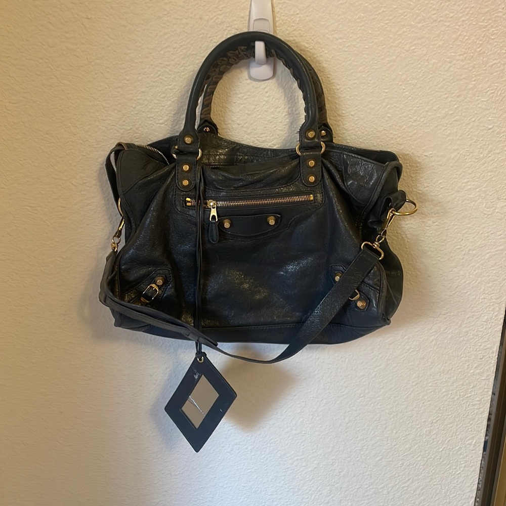 Balenciaga leather handbag